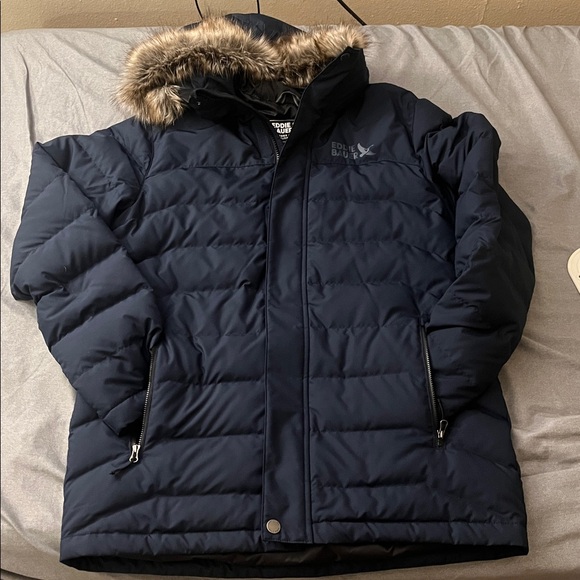 New Men’s Eddie Bauer Parka Down Jacket, M - Picture 2 of 5